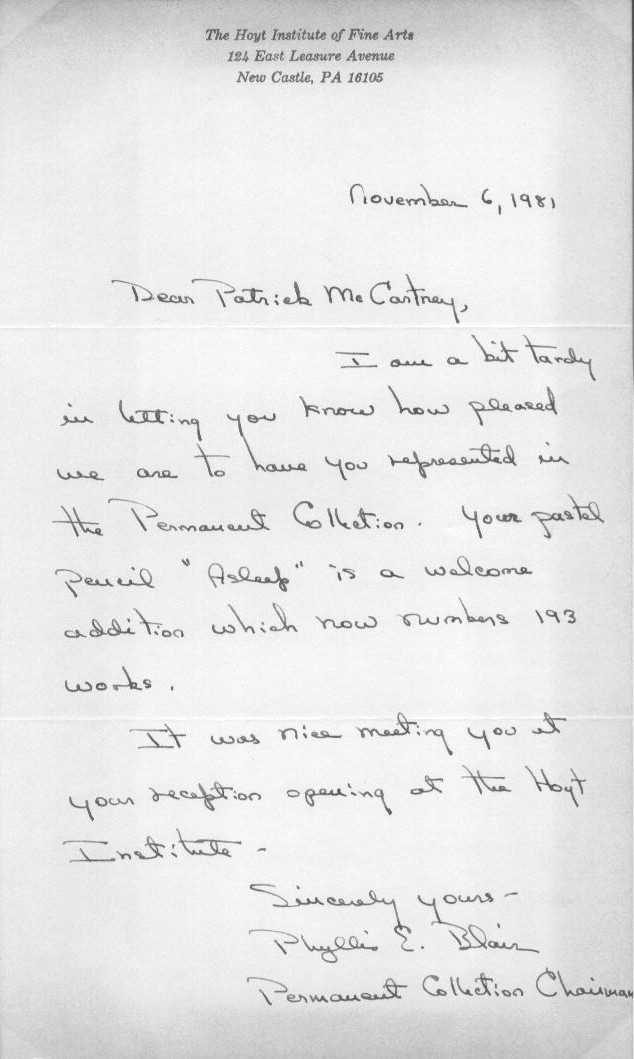 Archival correspondence