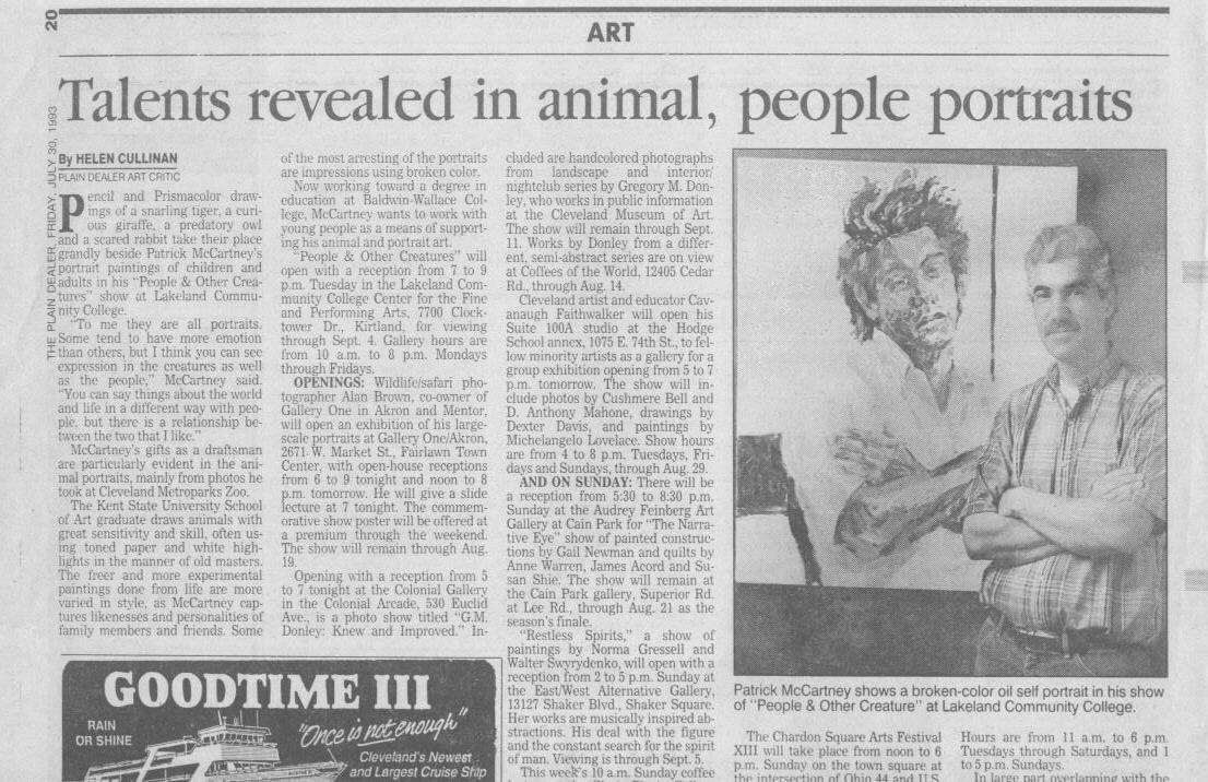 Talents revealed in animal, people portraits