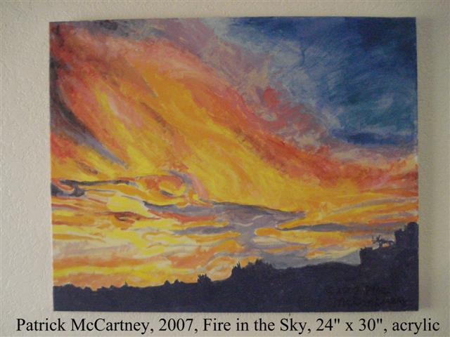 Fire in the Sky by Patrick McCartney