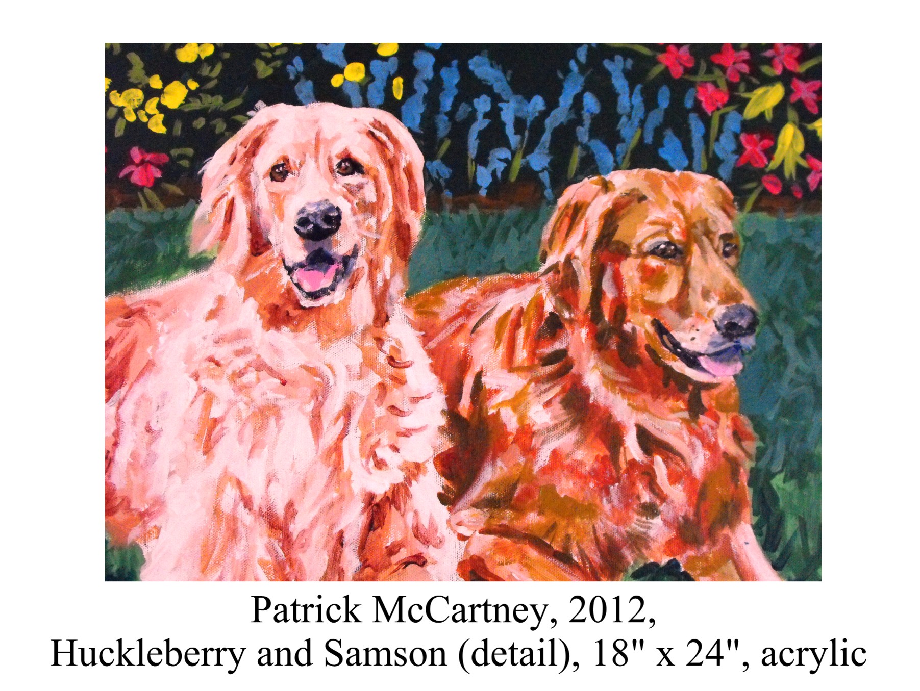 Huckleberry and Samson by Patrick McCartney